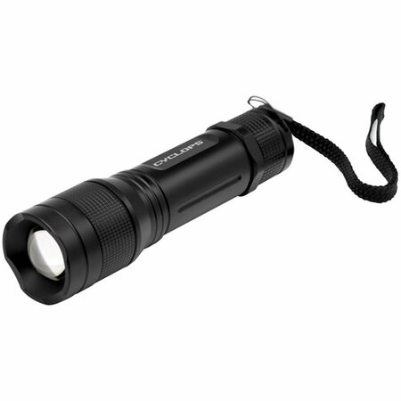 HANDS ON 350 Lumens Flashlight, Black HA3683157